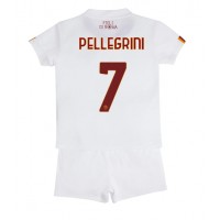 Fotbalové Dres AS Roma Lorenzo Pellegrini #7 Dětské Venkovní 2022-23 Krátký Rukáv (+ trenýrky)